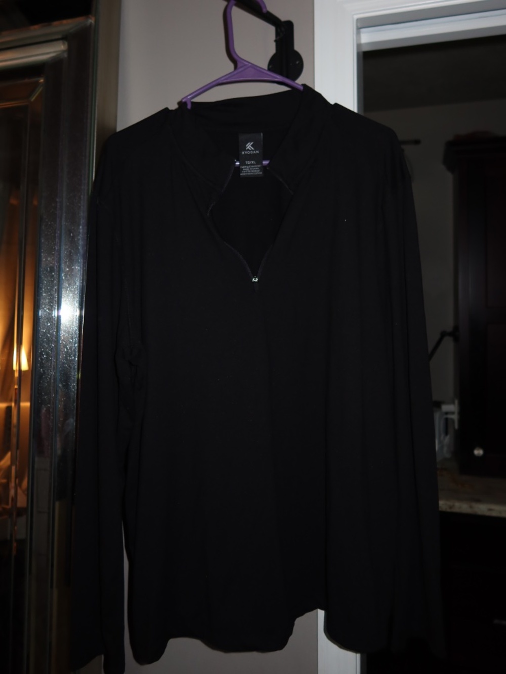 Black half-zip up
